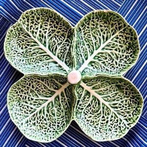 Bordallo Pinheiro 4 part cabbage serve ware